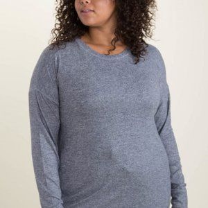 NWT Mono B Lightweight so Soft Sweater Gray sz 3XL